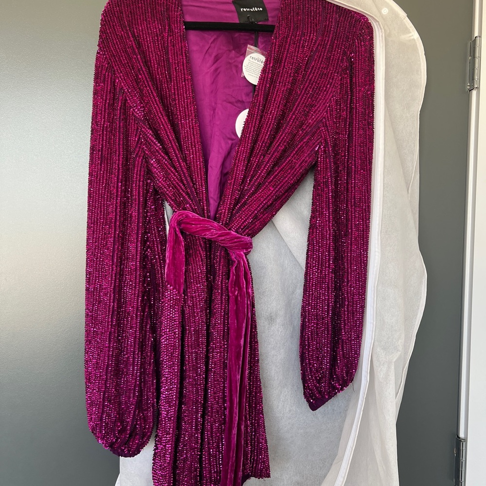 Retrofete Fuschia Gabrielle Robe Dress